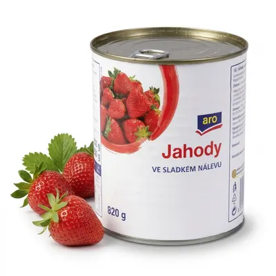Jahodový kompot 850 ml
