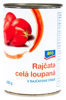 aro Rajčata celá loupaná 400 g