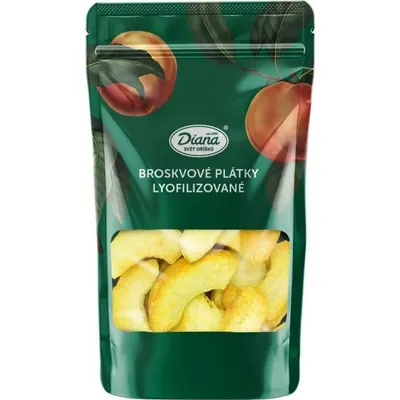 Broskvové plátky lyofilizované, 30 g