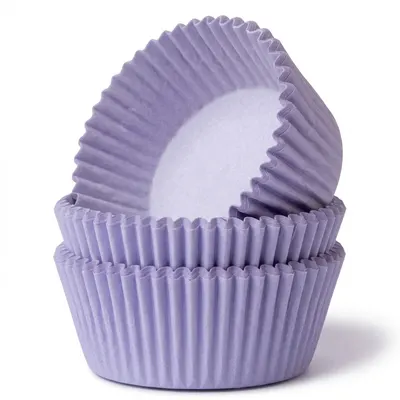 Papírové cukrářské košíčky lila na muffiny 50 ks