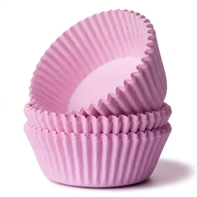 Mini cukrářské košíčky růžové na muffiny a cupcakes