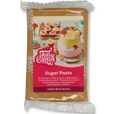 Potahovací hmota medvědí hnědá, 250 g