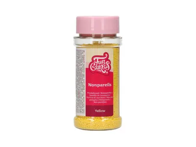 Nonpareils perličky žluté cukrové zdobení 80 g