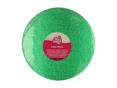 Dortová podložka kulatá zelená 25 cm, 12 mm
