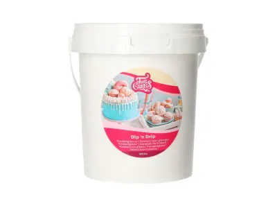 Stékající bílá fondánová poleva na dezerty 1 kg