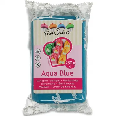 Marcipán tyrkysově modrý Aqua Blue 250 g