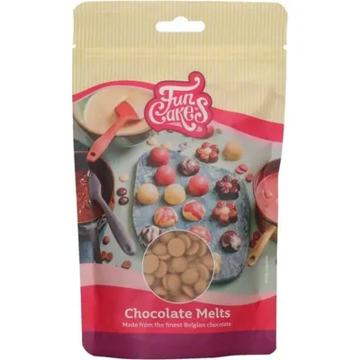Čokoládové pecky gold karamelové FunCakes 200 g