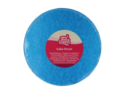 Dortová podložka kulatá modrá 20 cm, 12 mm