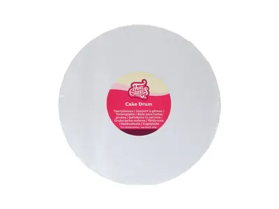 Dortová podložka kulatá bílá 25 cm, 20 mm