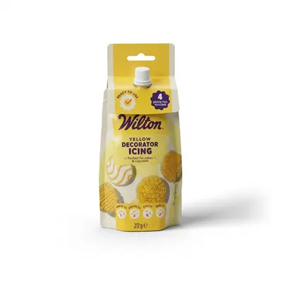 Zdobící poleva na perníčky žlutá, Decorator Icing 212 g