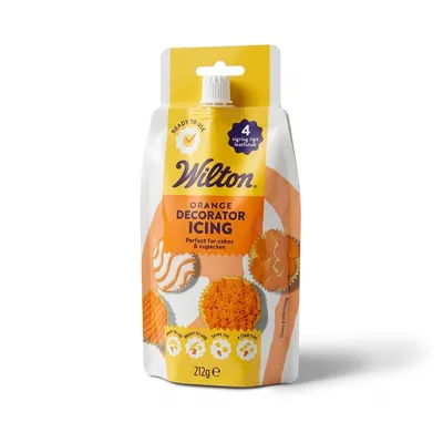 Zdobící poleva na perníčky oranžová, Decorator Icing 212 g