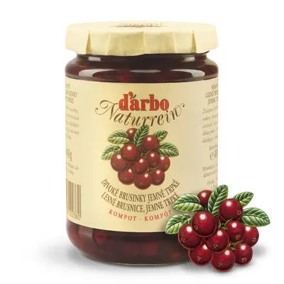 Brusinkový kompot 400 g