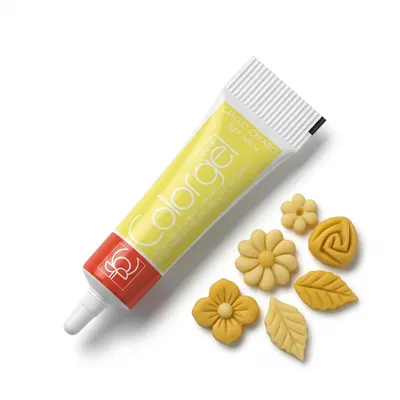 Gelová barva světle žlutá Giallo Chiaro 20 g