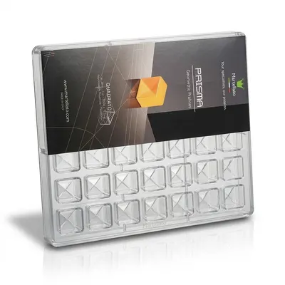 Forma na pralinky čtverec 11 g, 4x7 dutin, polykarbonát