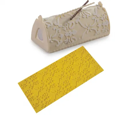 Silikonová podložka s reliéfem arabský motiv 36x16 cm