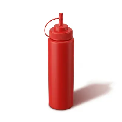 Dávkovač Biberon červený z polyetylénu 240 ml
