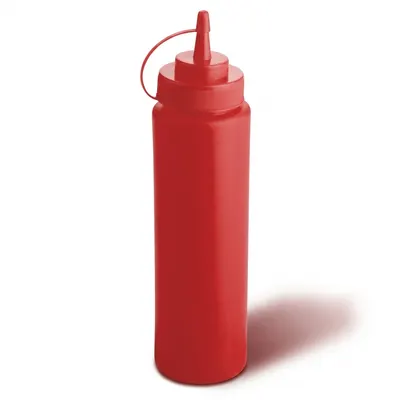 Dávkovač Biberon červený z polyetylénu 700 ml