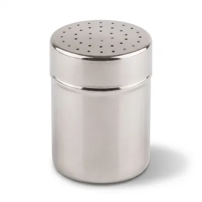 Nerezová cukřenka s jemnými dírkami 300 ml, výška 9 cm