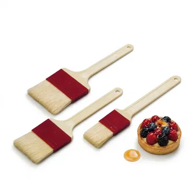 Cukrářský štětec plochý s přírodními štětinami, šířka 4 cm