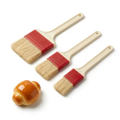 Cukrářský štětec plochý s přírodními štětinami, šířka 6 cm