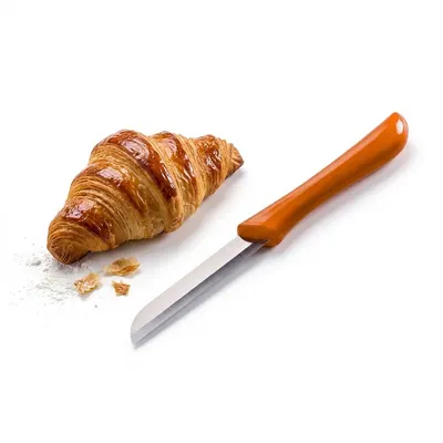 Pekařský nůž hladký s oranžovou rukojetí, čepel 8,5 cm