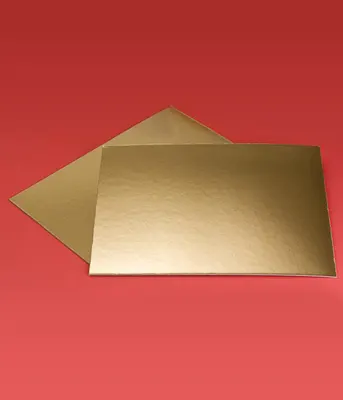 Papírová podložka pod minidezert zlatá 7x7 cm, 200 ks