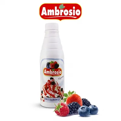 Topping lesní plody na zmrzlinu a palačinky 1,1 kg