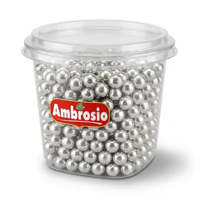 Cukrové kuličky stříbrné 8,5 mm, 1 kg