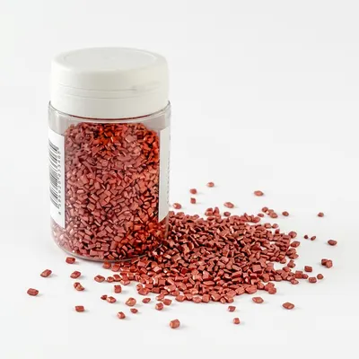 Cukrové krystalky rubínové malé 50 g