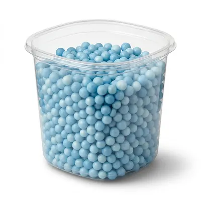 Cukrové kuličky rýžové modré 4 mm, 1,2 kg