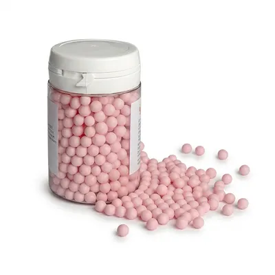 Cukrové kuličky rýžové růžové 4 mm, 50 g