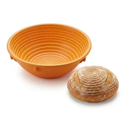 Ošatka na kynutí chleba kulatá oranžová 21,5 cm, 1000 g
