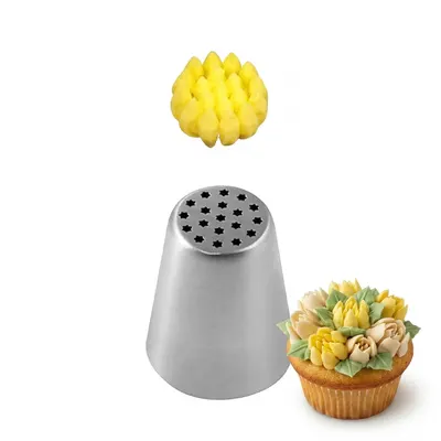 Zdobící špička nerez speciál, výška 4,2 cm, průměr 3,7 cm