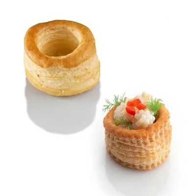 Vol au vent z listového těsta mini, kulaté 3,8 cm, 200 ks