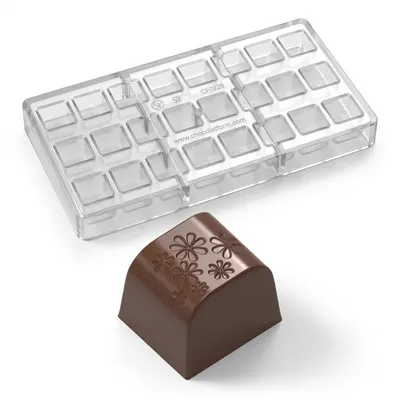 Forma na pralinky dekor květy 11,5 g, 3x8 dutin