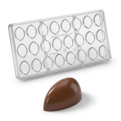 Forma na pralinky hrot kopí 8,5 g, 3x8 dutin, polykarbonát