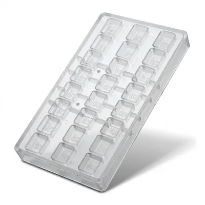 Forma na pralinky kakao 9 g, 3x8 dutin, polykarbonát
