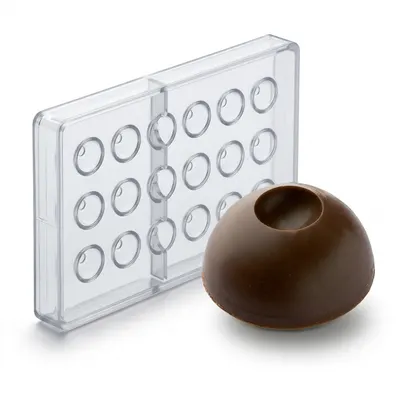 Forma na pralinky vulkán 3 g, 3x8 dutin, polykarbonát
