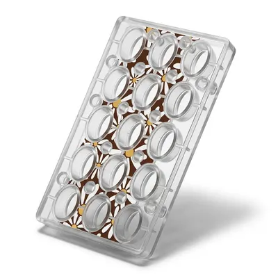 Forma na pralinky magnetická ovál 13 g, 3x6 dutin