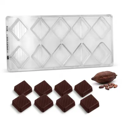 Forma na pralinky polykarbonátová 20 g, 2x5 tvarů