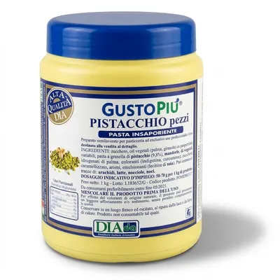 Ochucovací pasta pistácie s kousky GustoPiú 1 kg