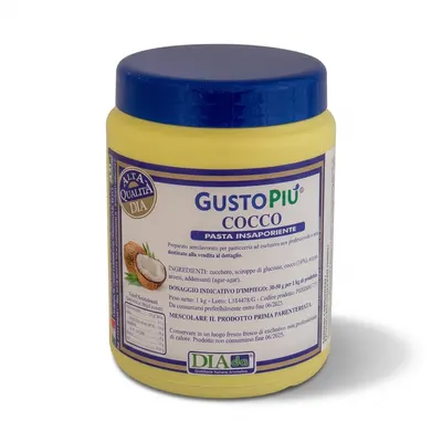 Ochucovací pasta kokos GustoPiú 1 kg