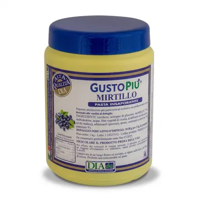 Ochucovací pasta borůvka s kousky GustoPiú 1 kg