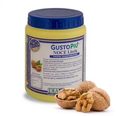 Ochucovací pasta vlašský ořech hladká GustoPiú 1 kg