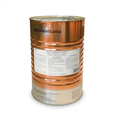 Kaštanový krém hladký s vanilkou Bourbon 5,2 kg