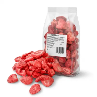 Jahody sušené mrazem, plátky, 100 g