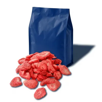Jahody sušené mrazem, plátky, 1 kg