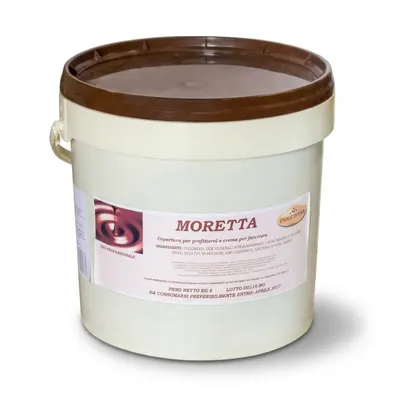 Dortová poleva Moretta tmavá kakaová 6 kg