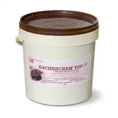 Dortová poleva Sacher Crem tmavá kakaová 6 kg