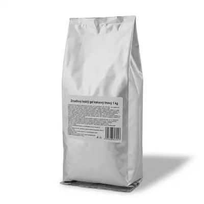 Zrcadlový lesklý gel kakaový tmavý 1 kg